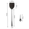 Plastic Fly Swatter Extra Long Manual Swatter Creative Mosquito Swatter  Home Use