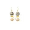 Style Exaggerated Glass Pearl Mixed Bead Necklace Earring Set Daily Versatile Temperament