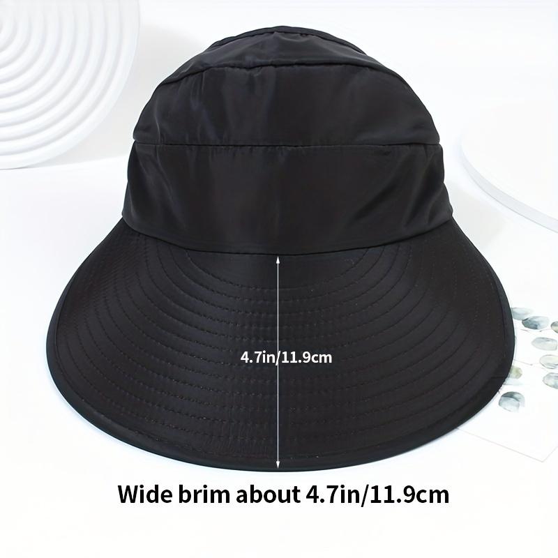 High qualityWomen Wide Protection Visor Sun Hat, -Lightweight Breathable Foldable Beach Hat for Outdoor Sport Cycling Drive