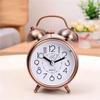 Super Loud Retro Alarm Clock Mute Type Bell Alarm Clock Novelty Silent Table Clock  Room Decoration