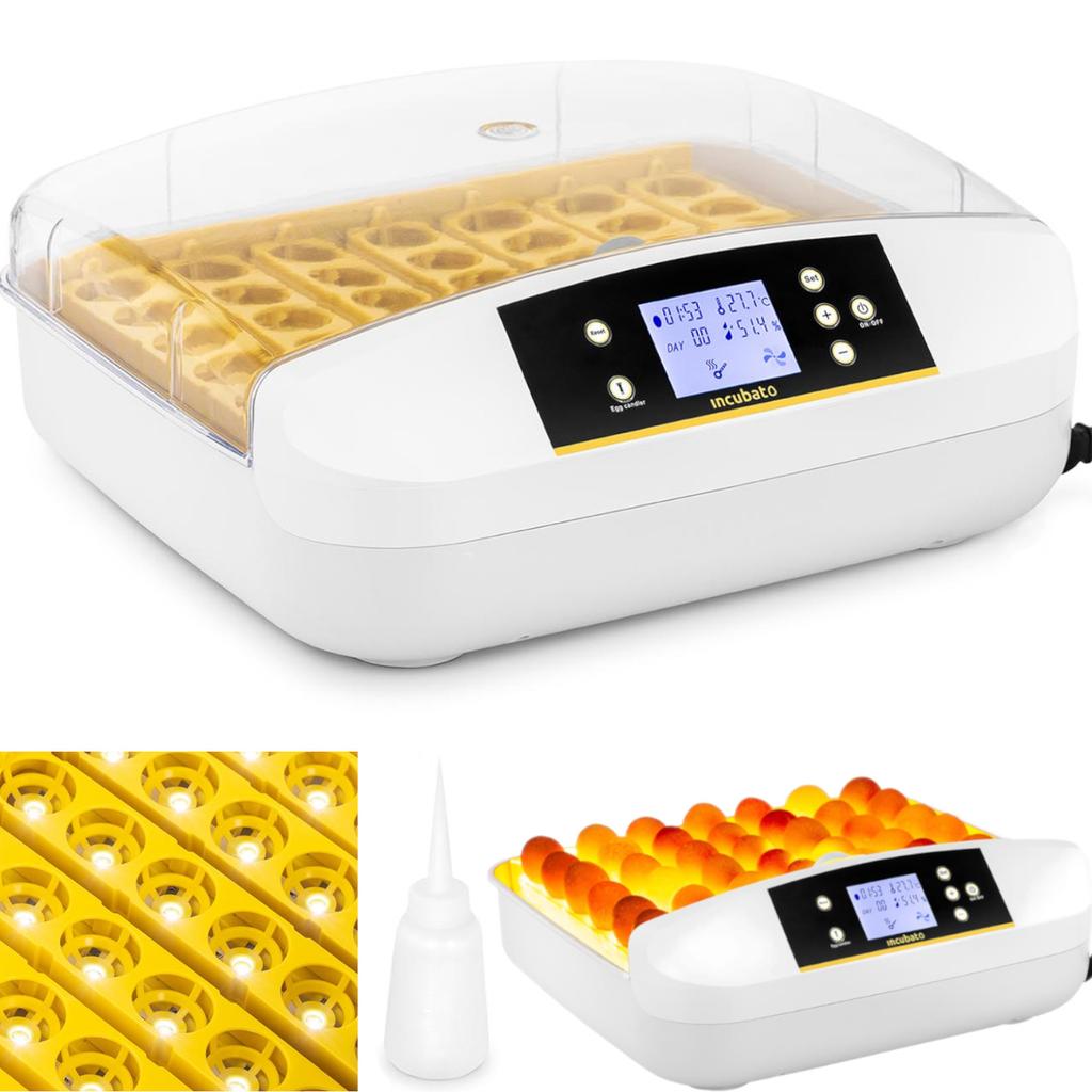 Incubator, hatcher, for 42 chicken eggs, 90 W, ovoscope