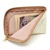AGILITY affa "Smart Wallet" Smartphone Wallet with L-shaped Zipper, Cowhide Leather, Smartphone Fits, Gold and Silver
