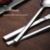 4-Piece 410 Stainless Steel Cutlery Set