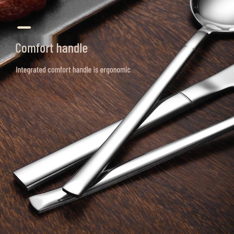 4-Piece 410 Stainless Steel Cutlery Set