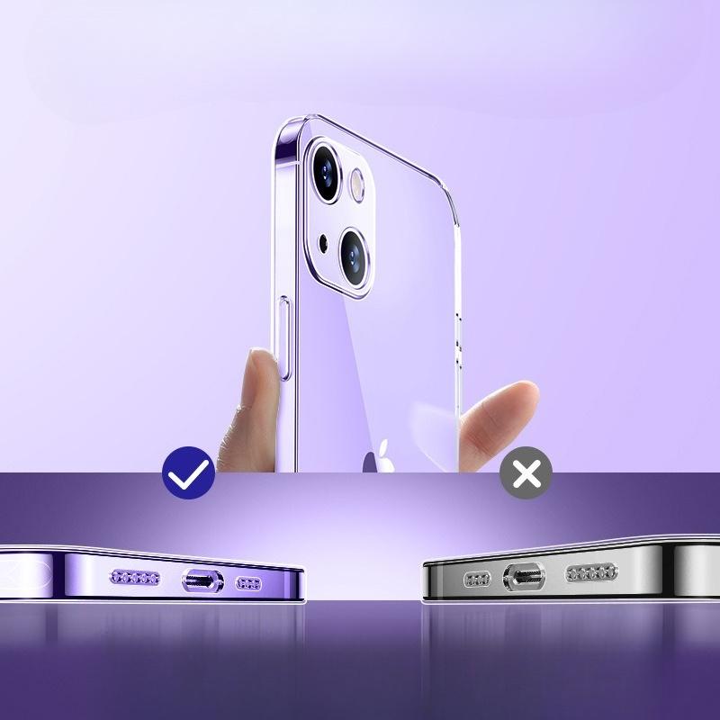 Applicable To Apple 17 ProMax Phone Case Without Yellowing IPhone 15 New Protective Case Transparent Glass 16 Hard Case