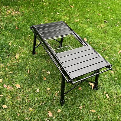 Cesta de Almacenamiento para Panel de Mesa Multifuncional Camping Plegable Cesta de Almacenamiento Portacazuelas Tazones Platos Cesta Accesorios de Mesa IGT