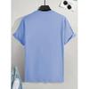 European Size Cotton T-Shirt Men'S Summer 100% Cotton Fashionable Casual Loose Plus Size