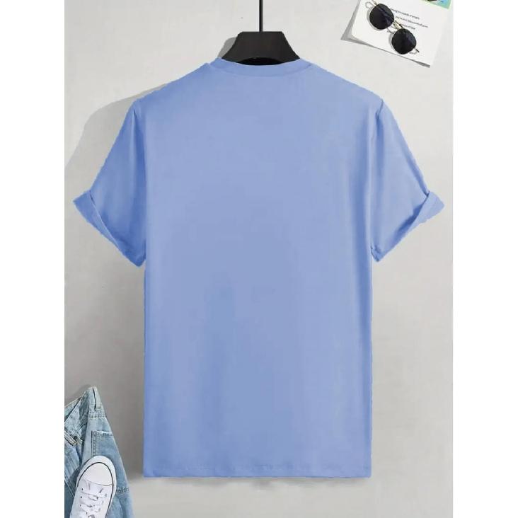 European Size Cotton T-Shirt Men'S Summer 100% Cotton Fashionable Casual Loose Plus Size