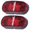 10-30V 2LED Side Marker Light High Brightness Turn Signal Lamp for Cars Trucks Trailers RVs