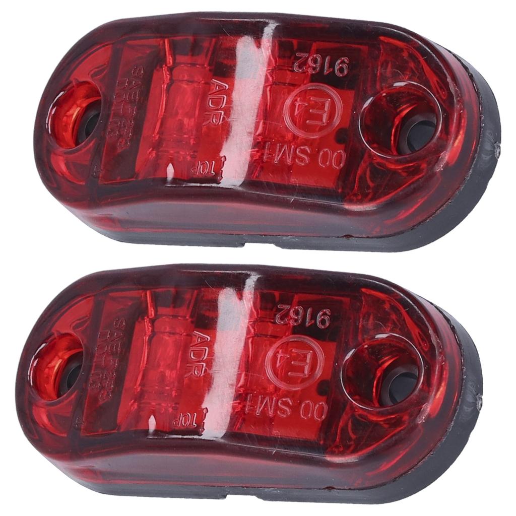 10-30V 2LED Side Marker Light High Brightness Turn Signal Lamp for Cars Trucks Trailers RVs