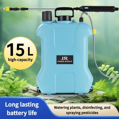 15L New Electric Garden Spray, Gardening Potted Flower Pot, Shoulder Belt, Household Outdoor Lawn, Flower Irrigation