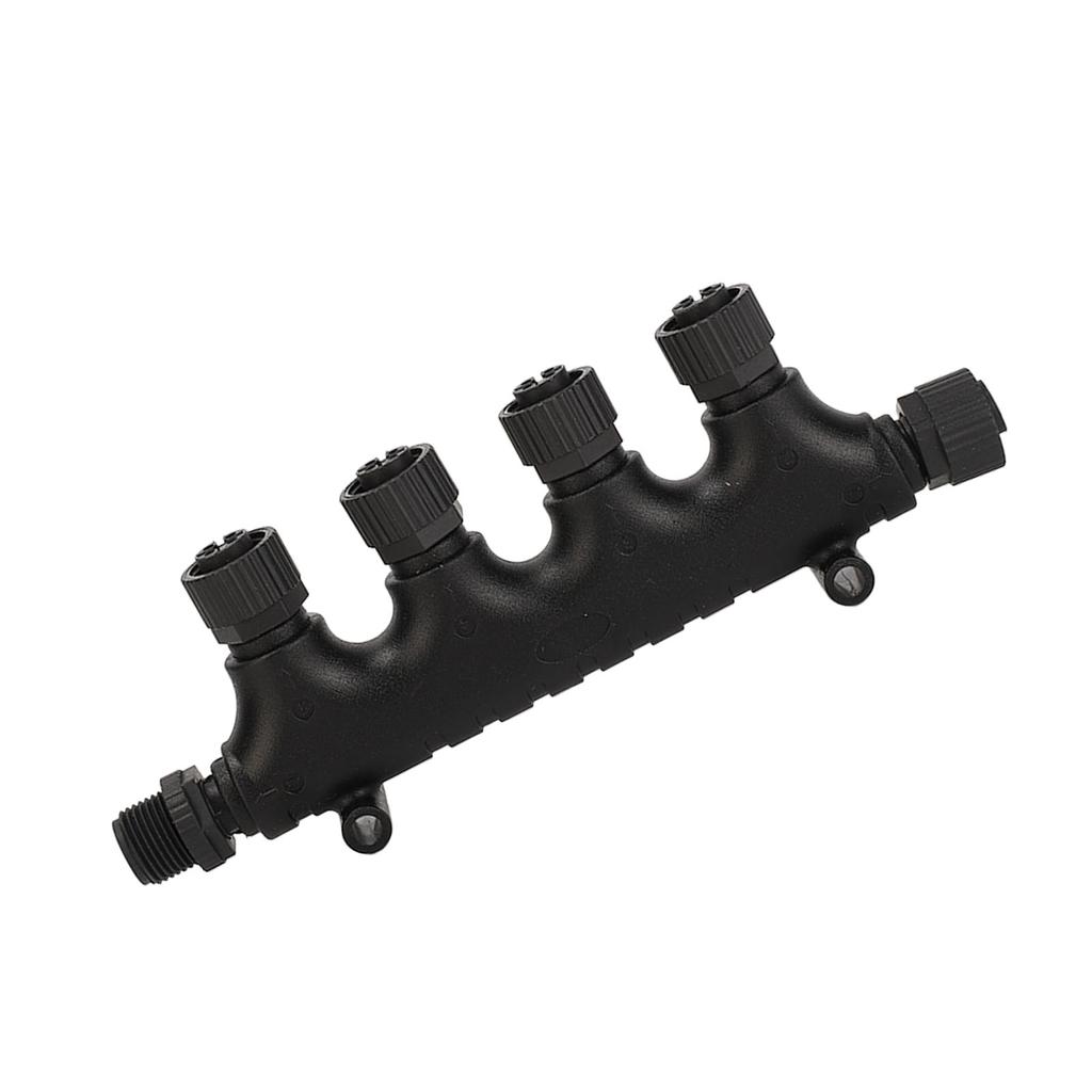 For NMEA 2000 N2K 4 Ports Tee Connector M12 5 Pin IP67 Waterproof for Lowrance Networks