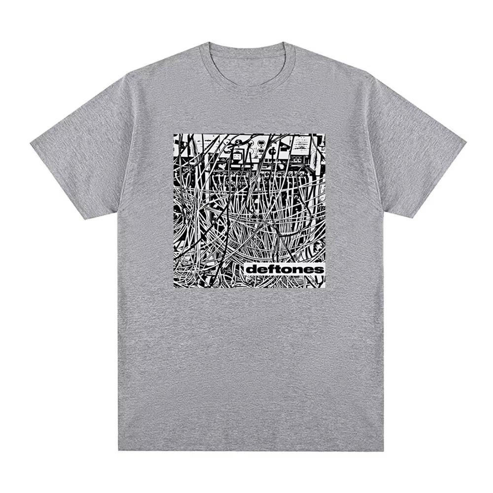 Deftones Wires Herren T-Shirt Sommer Deftoness Gleicher Stil T-Shirt Harajuku Hohe Qualität Baumwolle Grafikdruck Camisetas Tees