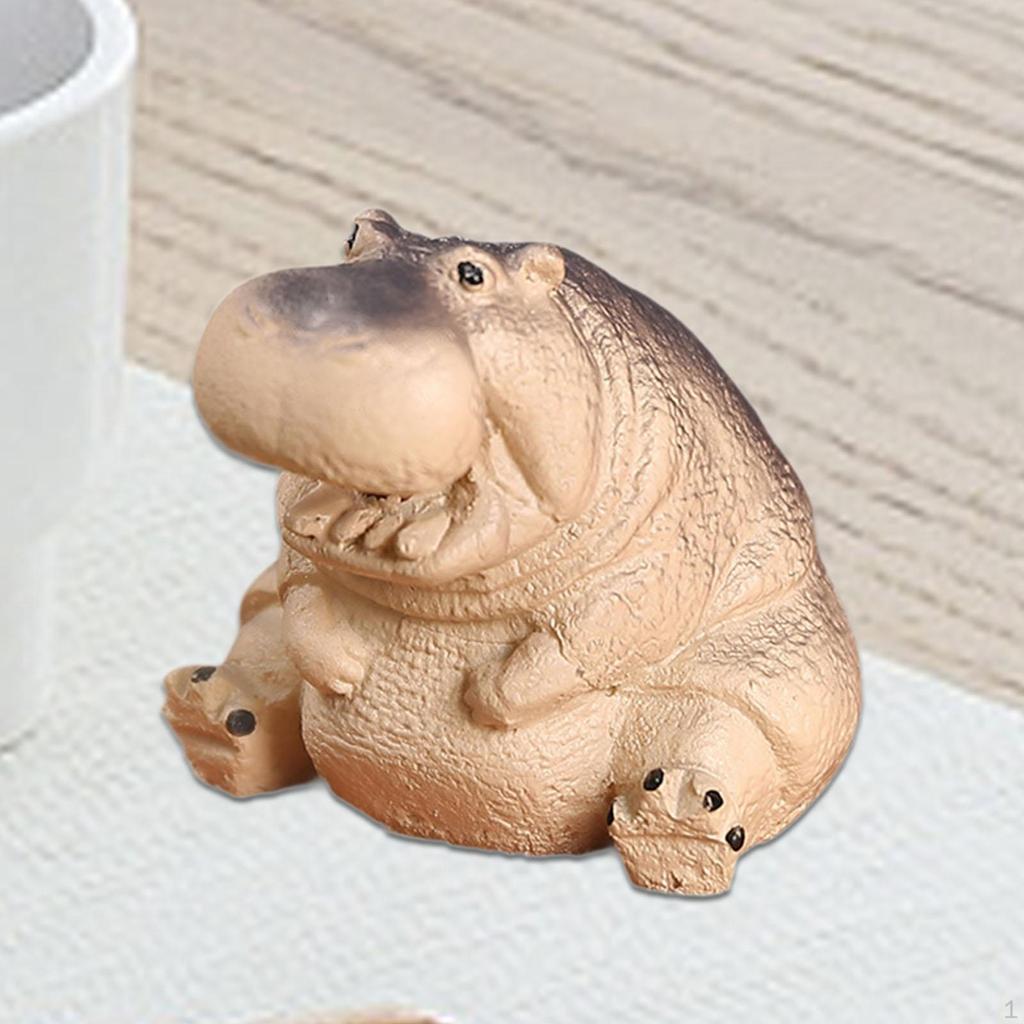 Tier Figurine Tee Haustier Statue Handgemachte Handwerk Schreibtisch Ornament Mini Zeremonie