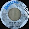 7inch Record FREDA PAYNE  Band Of Gold  The Easiest Way To F 9075 Invictus 1970 US SoulFunk Used