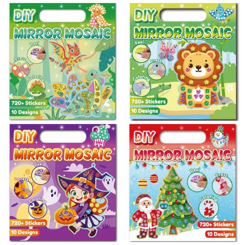 Halloween Christmas Children Art Craft Kit Dinosaur Animals Kids Art Set  Birthday Gift