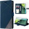 Case - E.F.CONNECTION - For Xiaomi Redmi Note 13 Pro 5G - Retro Navy Blue - Adjustable Stand - 2 Tempered Glasses