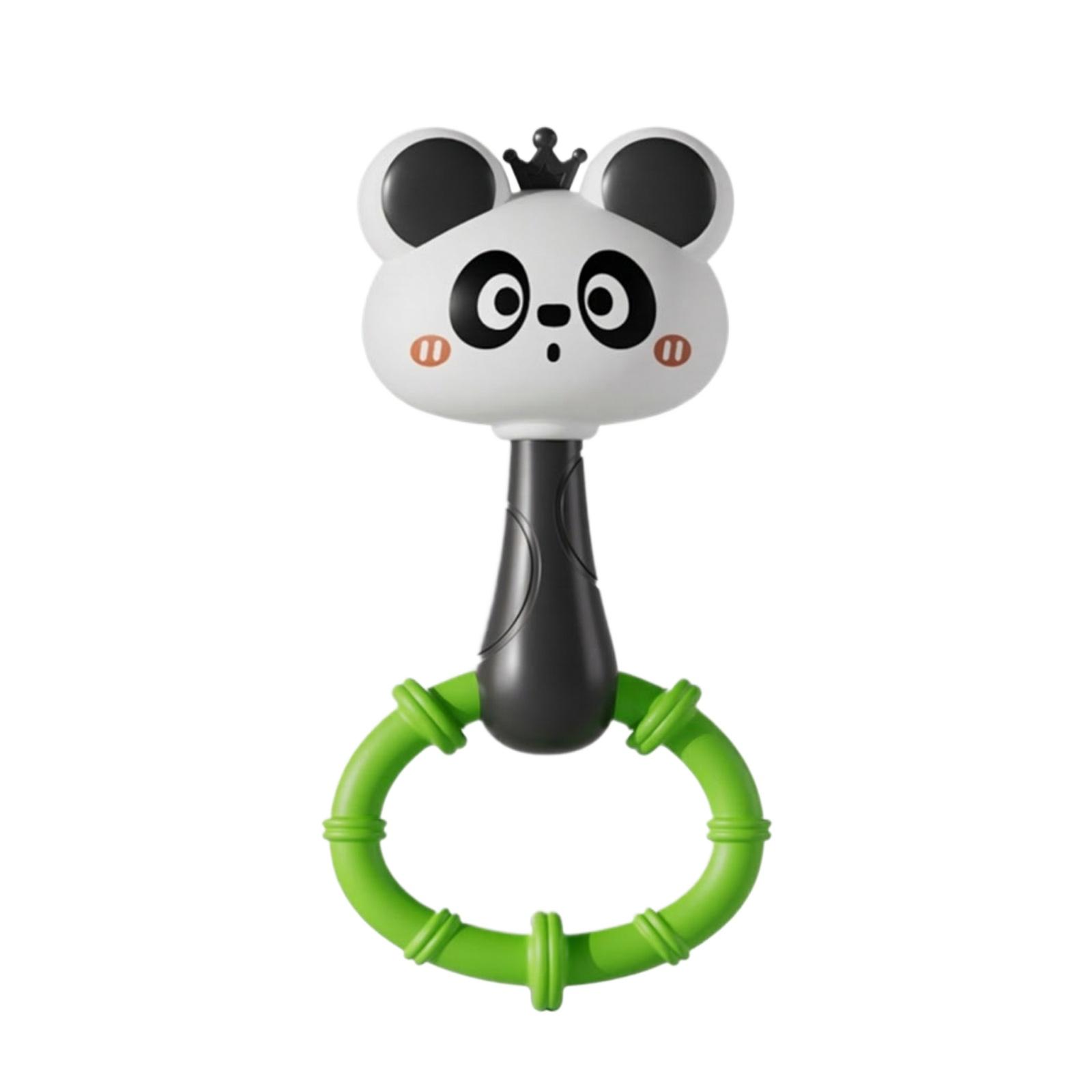 

Baby Cartoon Animal Rattle Shaker Teether Grasp Toy Crib Soothing Toy One Size