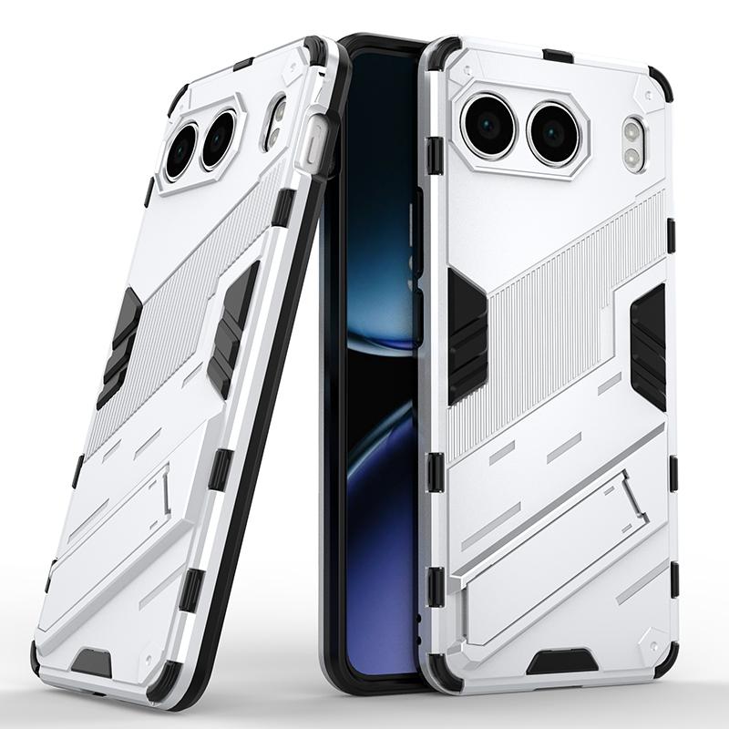 

Для OnePlus Nord4 Nord 4 5G Global задняя крышка телефона чехол бронированный ударопрочный магнитный подставка защита от падения Coque Funda Cases For OnePlus Nord 4 белый