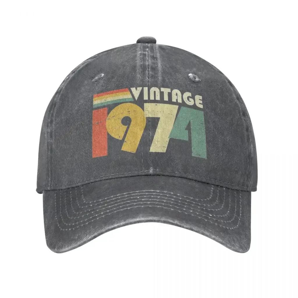 Vintage 1974 Δώρο 50ων Γενεθλίων Είδη Unisex Καπέλα Baseball 50 Ετών Καπέλο Trucker Μόδα Εξωτερικού Χώρου Καπέλο Ηλίου