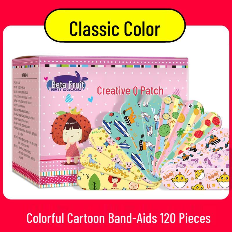 Waterproof & Breathable Cute Cartoon Band-Aids: Transparent, Hemostatic Adhesive for Kids, Prevents Foot Rubbing
