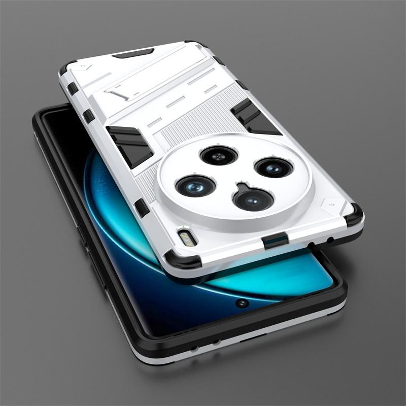 

For Vivo X100 Pro Case Vivo X100 X100 Pro 5G Cover TPU Shockproof Silicone Armor PC Holder Protective Phone Cover Vivo X100 Pro Vivo X100 белый