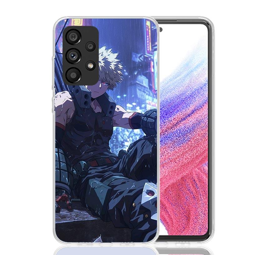 Bakugou Katsuki MHA My Hero Phone Case For Samsung Galaxy A52 A42 A32 A22 A12 A02S A72 A51 A41 A31 A21S A50S A71 A40 A30S A10S A