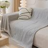 Sofa Cushion Cover Double Side Couch Cover Chenille Wheatear Pattern Sofa Slipcover housse canapé 3 places inclinable