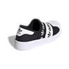 adidas Originals Smr 360 C Logo Leather Abrasion Resistant Low Top Kids' Skateboarding Shoes Black White EG7885