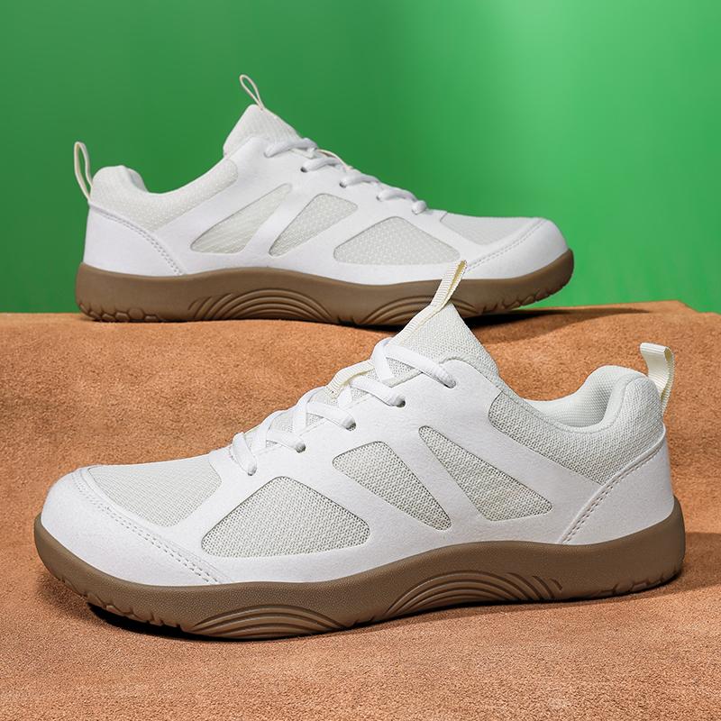 TUINANLE Barfußschuhe Herren Weite Zehenbox Nullabfall Zehen-Sneaker Minimalistisch Schwarz Freizeitschuhe für Damen