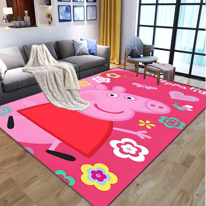 Cartoon animation Pattern Rug, Indoor/Outdoor Mat, for Picnic, Gameroom, Bedroom, Office, Living Room, Home Decor Carpet, Birthday Gift