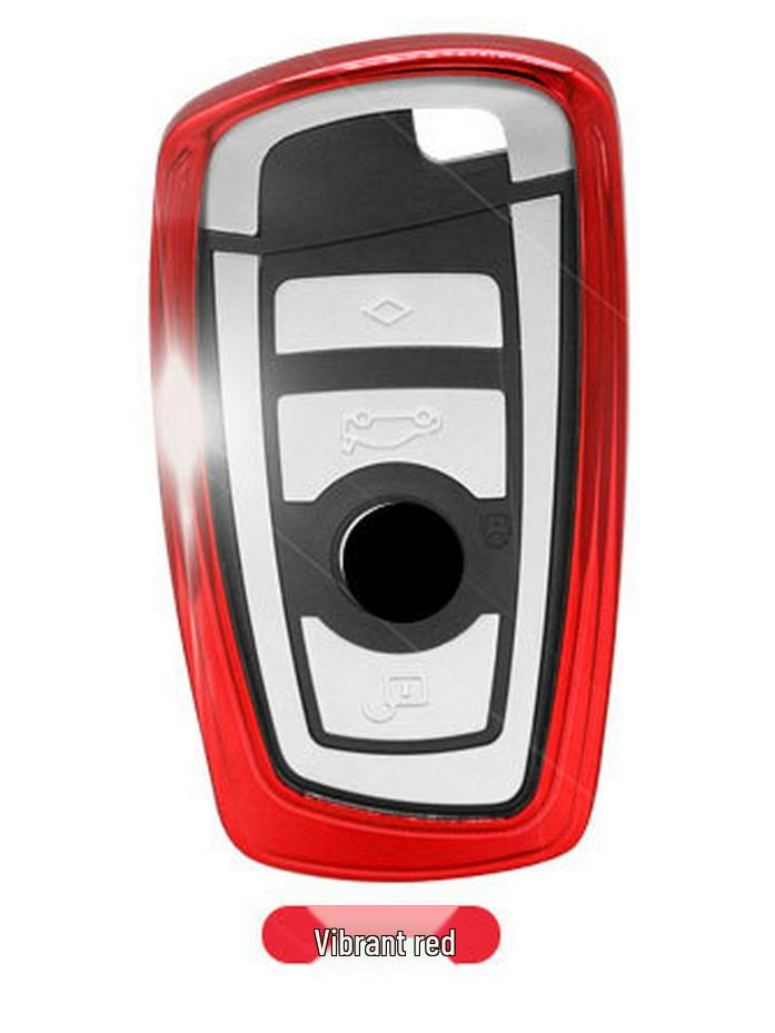 Compatible BMW Key Cover Set: Protective Soft Shell for 3, 5 Series & X5 Remote.