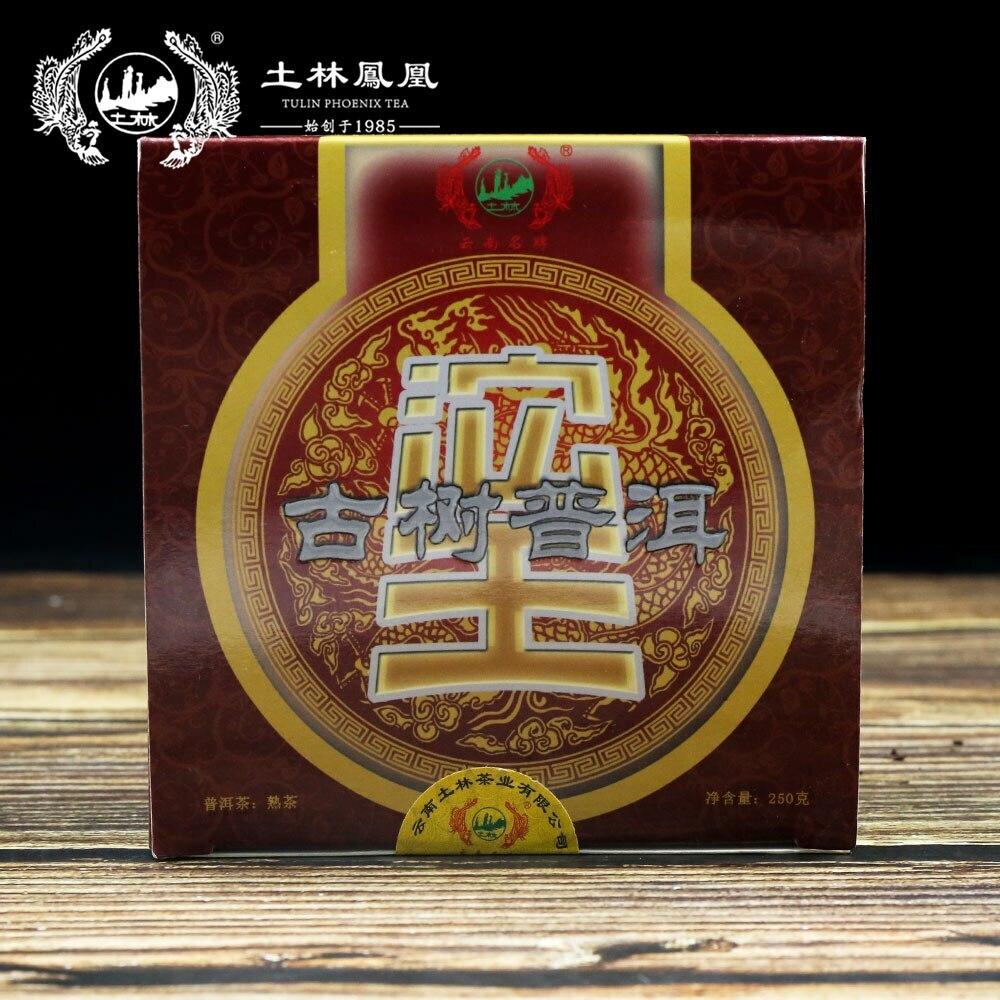 250g TuLin Phoenix Shu Puerh Tea Ancient Tree Ripe Pu-erh Tuocha