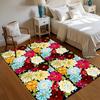 Zerbino di Benvenuto Floreale Primaverile Tappeto Boho Tropicale Fantasia Floreale Multicolore Tappeto Antiscivolo Lavabile per Arredo Ingresso Retrò