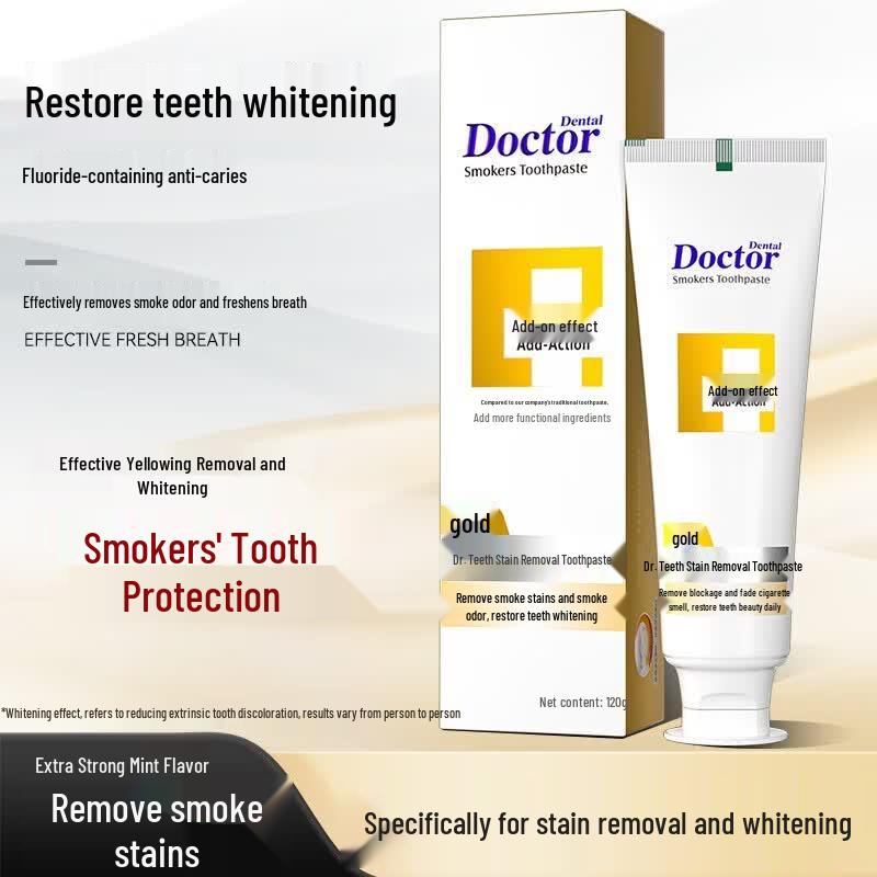 Dr. Tooth Gold Series Anti-Stain Whitening Toothpaste