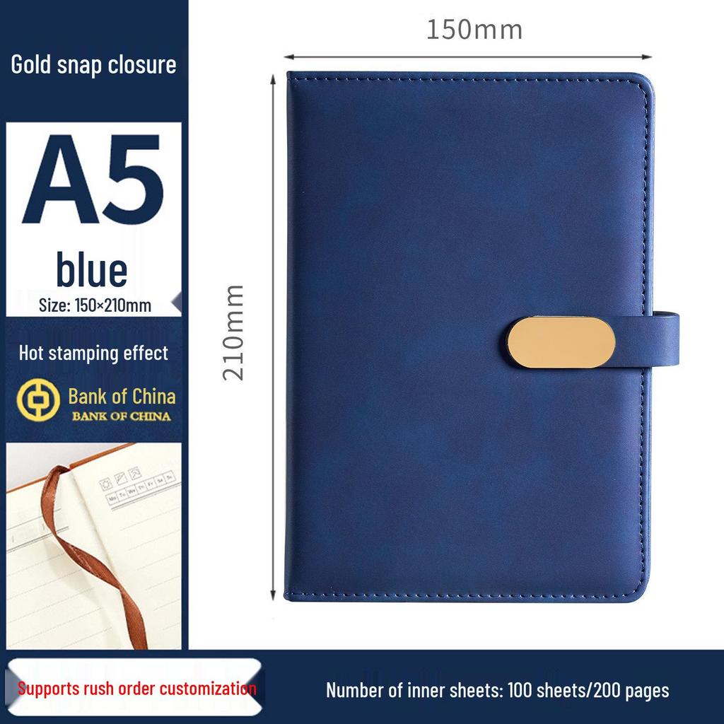 Personalized Magnetic Closure B5 & A5 Notebooks with Logo Printing
