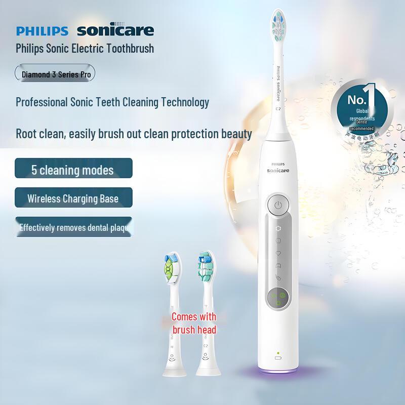 

Philips Diamond Series 3 Pro HX5272 Electric Toothbrush