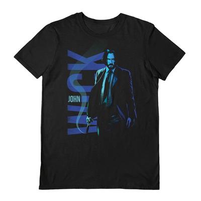 John Wick T-shirt - Official Keanu Reeves Gun Short Sleeve Black