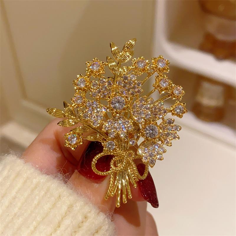 Money Tree Brooches For Women Clothing Coat Jewelry Accessries Gift