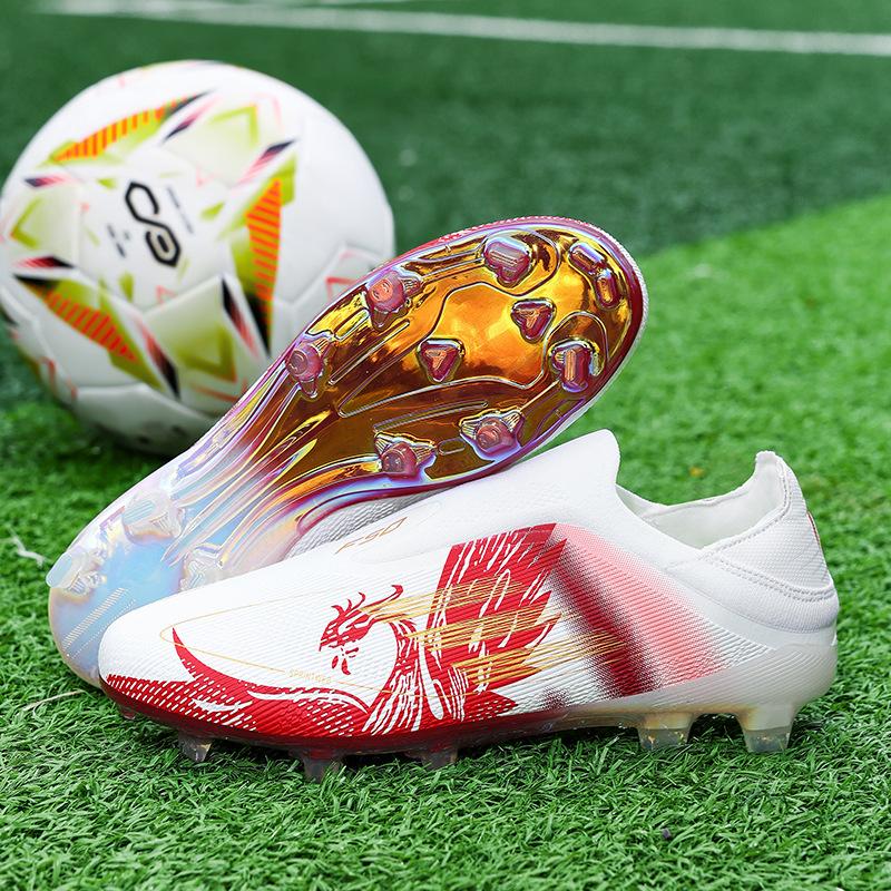 Neue High-Top Fußballschuhe Neue Galvanisierte Sohle Erwachsene Studenten Spiel Training Lange Stollen Tf Rasenplatz Fußballschuhe