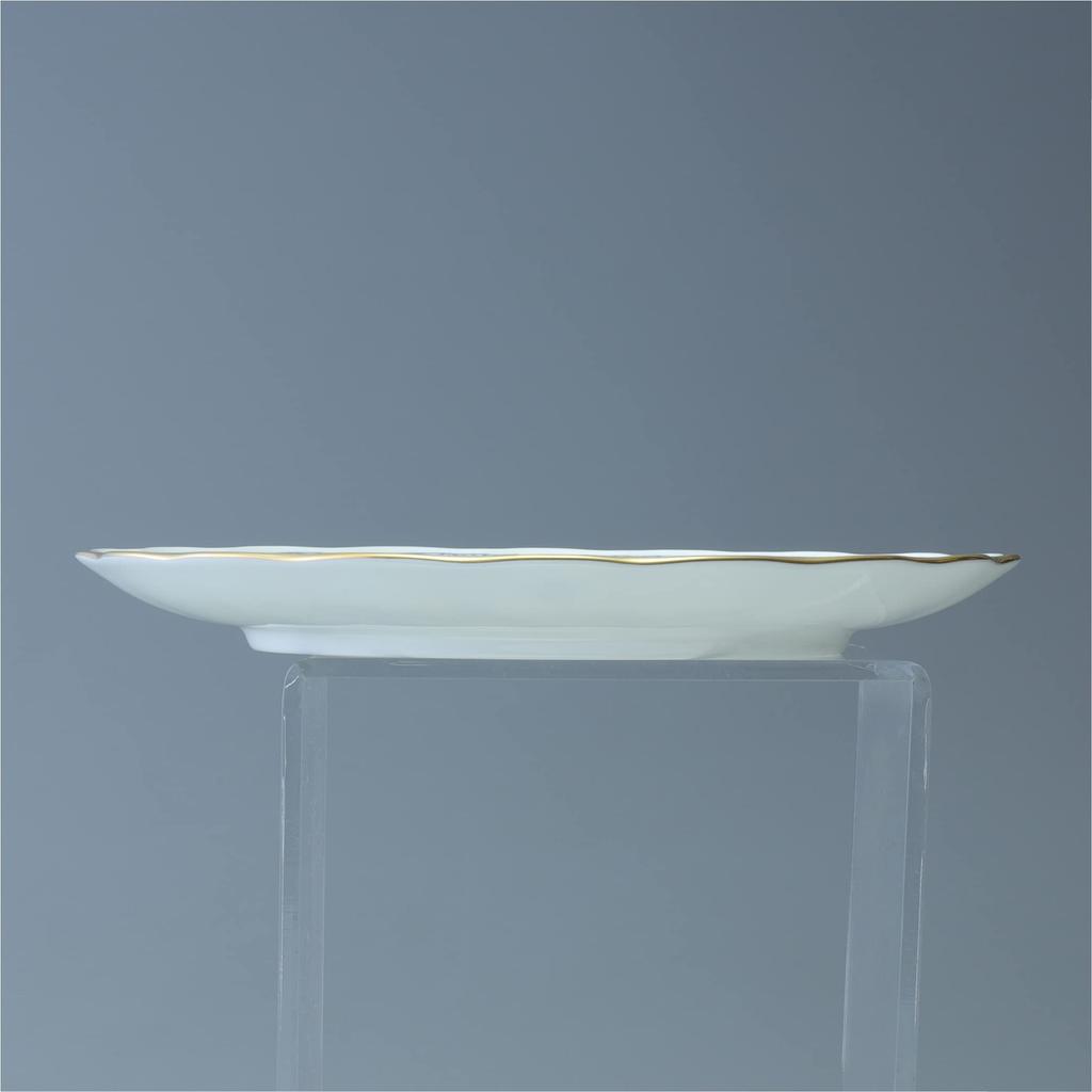 NARUMI Milano 23cm Meat Plate, Bone China, 9682-1412
