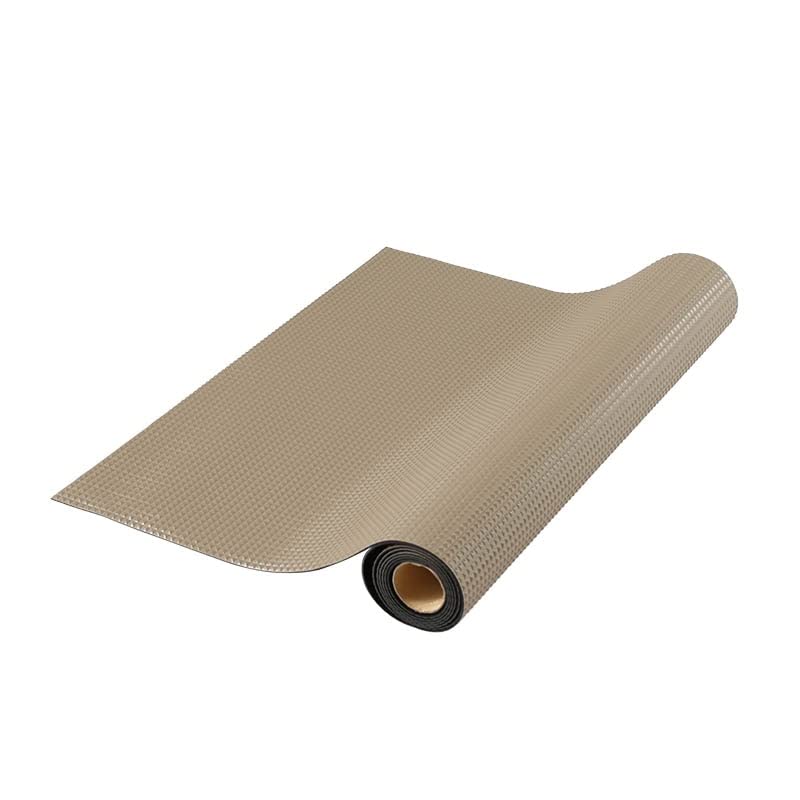 Dulton Protective Mat Vinyl Sheet 45 x 150 cm S Beige Pyramid PVC Floor Kitchen Cupboard Drawer 2mm Thick PYRAMID RUNNER MAT S COYOTE Anti-Slip 4964₽