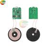 5-12V 5-15W Type-C Micro-USB Fast Charge Wireless Charger Module Transmitter PCBA Circuit Board Coil Receiver Charger Module