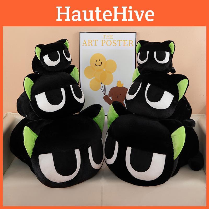 The Legend Of Hei Black Cat Plush Toy Large Cute Cat Pillow Gift For Kids And Adults