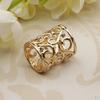 Cylinder Hollow Scarf Ring Silk Clip Buckle Brooches
