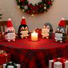 Christmas Positive Energy Dolls Handmade Christmas Desktop Ornaments Finished Knitting Ornament Navidad New Year 2025 Gifts