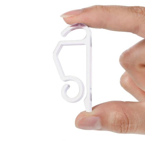 100Pcs Christmas Light Gutter Hooks Strong Clips Outdoor Load-bearing Weather-proof Outdoor Light Clips