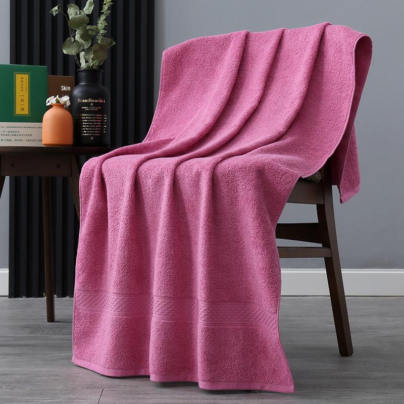 Premium Pure Cotton Bath Towel - Soft, Absorbent, Embroiderable, Ideal for Gifts 70x140 cm