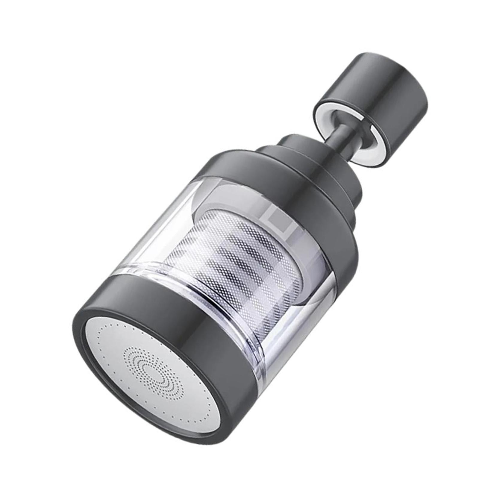 

Elegant Faucet Filter Set With Sturdy PP Cotton Filter Accessory for Efficient Water Filter In Kitchen and Bathroom серый