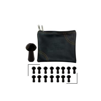 Replacement Mushroom Plugs for Tubeless Tire Puncture Repair Kit - for Cars, Motorcycles- Spare Plugs (15 Plugs)